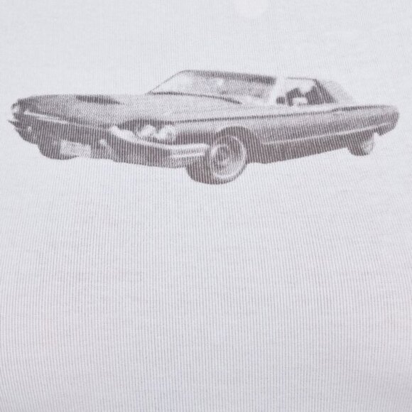 GARAGE STORMI TEE WITH CAR PRINT WHITE XS - Picture 2 of 2